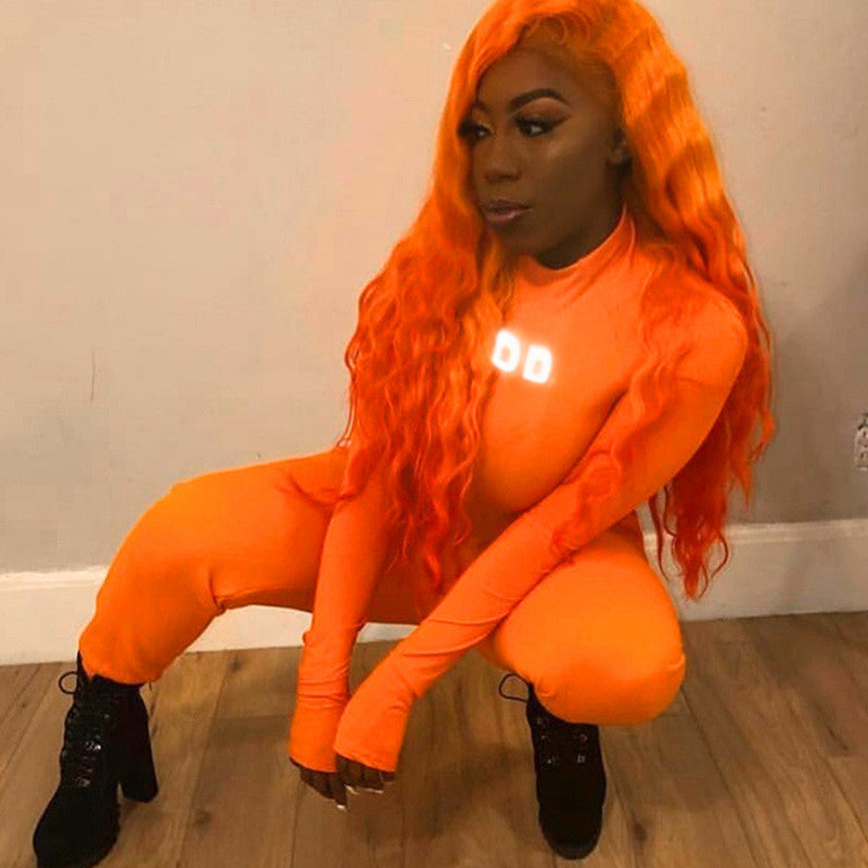 Bright Long-sleeved Onesie (One Piece)