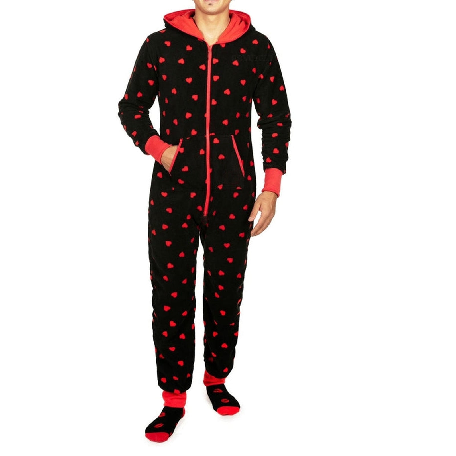 Christmas Hooded Onesie Pajamas