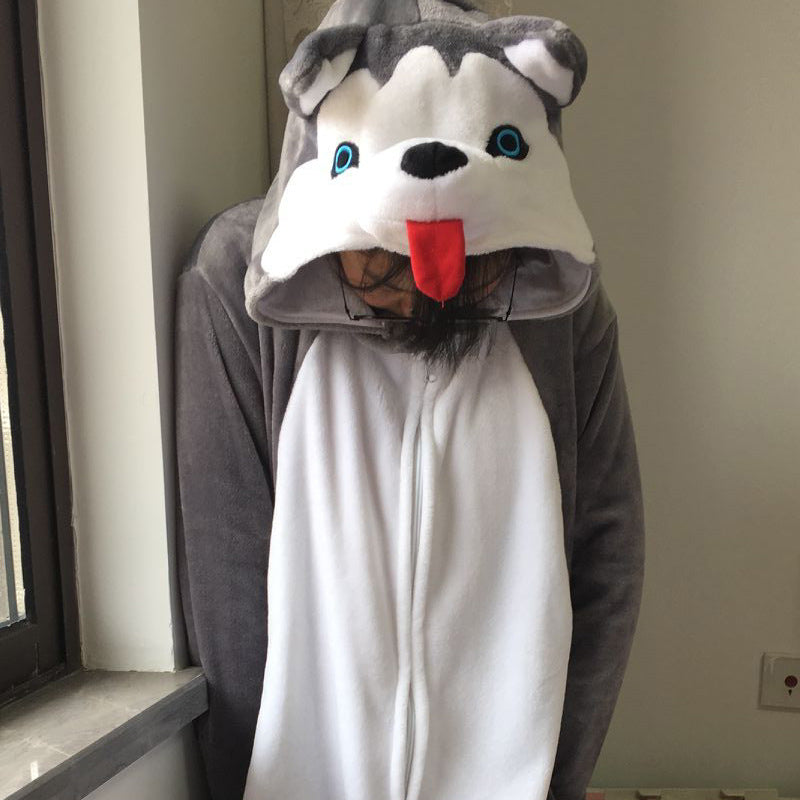 Husky Animal Onesie Pajamas