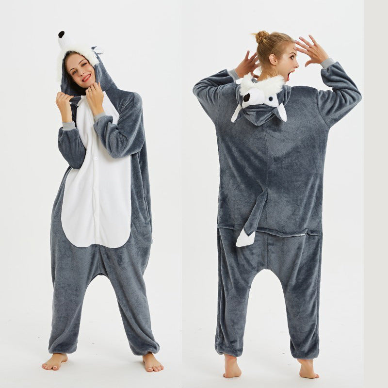 Husky Animal Onesie Pajamas