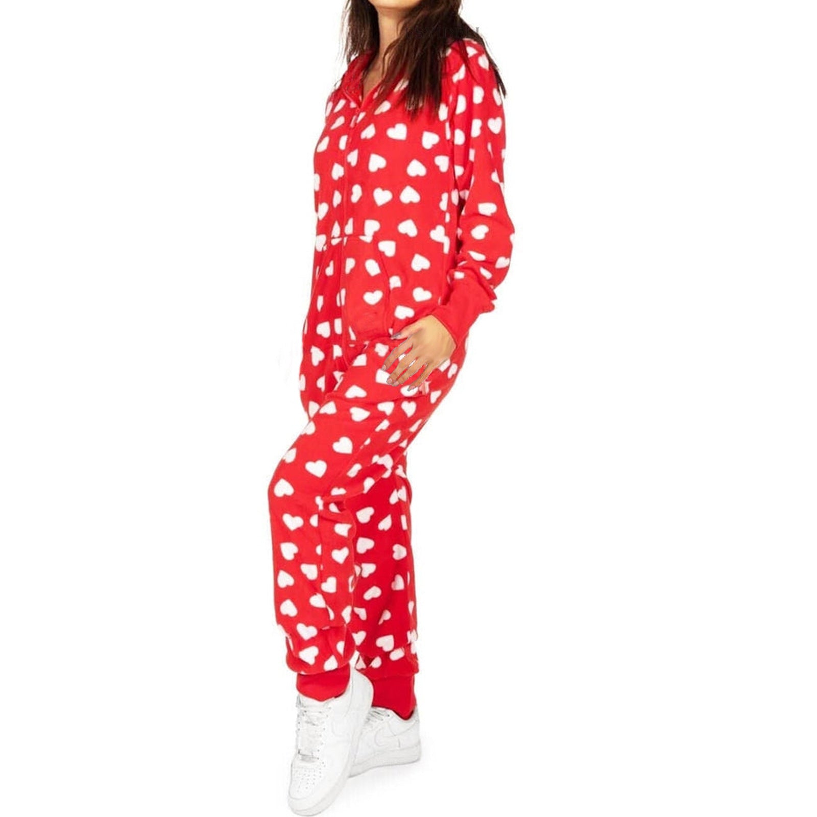 Christmas Hooded Onesie Pajamas