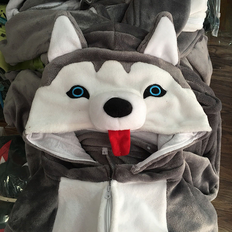 Husky Animal Onesie Pajamas